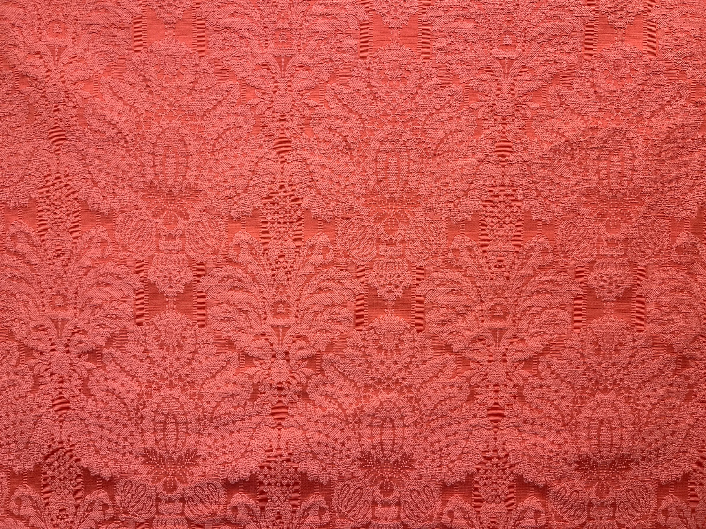 TEXTURED DAMASK – Coral